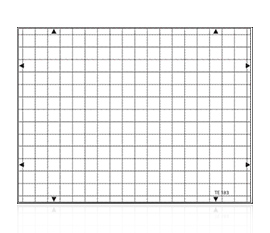 幾何失真測試卡-網格畸變測試卡